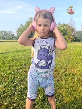 Musikdrache Lila Jersey