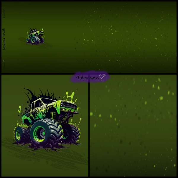 Monstaa Truck -French Terry-