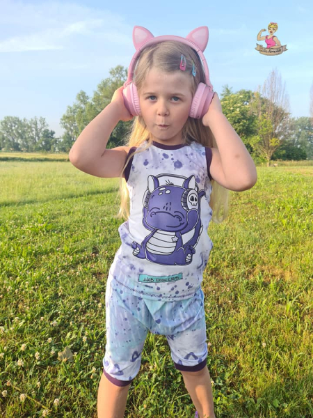 Musikdrache Lila Jersey