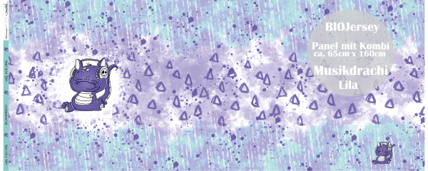 Musikdrache Lila Jersey