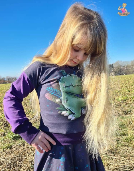 little T -Rex Lila Jersey