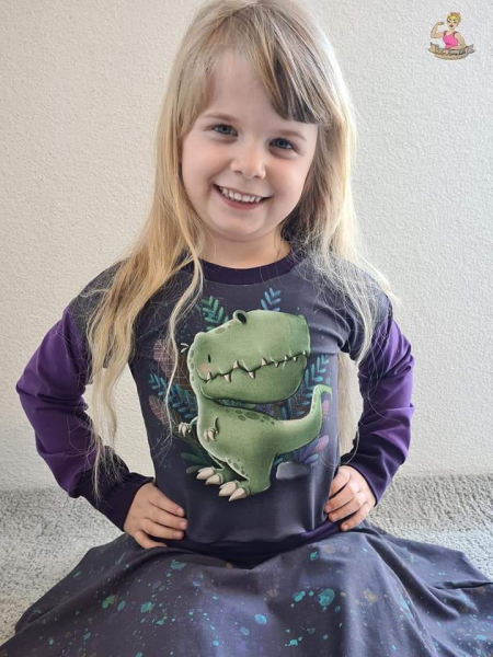 little T -Rex Lila Jersey